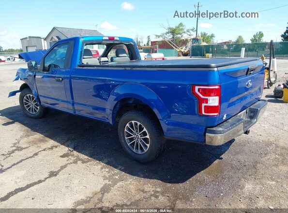 1FTMF1CP9JKC77881 2018 FORD F150 Blue Rear left
