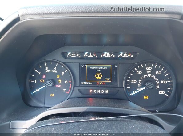 1FTMF1CP9JKC77881 2018 FORD F150 Blue Rear seats view