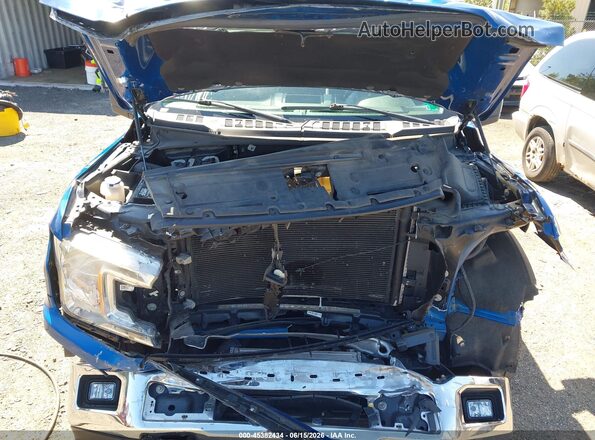 1FTMF1CP9JKC77881 2018 FORD F150 Blue Rear view