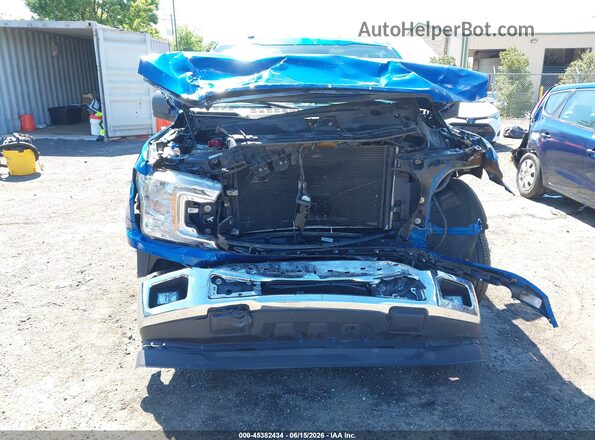 1FTMF1CP9JKC77881 2018 FORD F150 Blue Front view