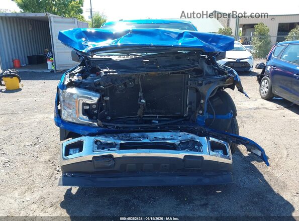 1FTMF1CP9JKC77881 2018 FORD F150 Blue Rear interior view