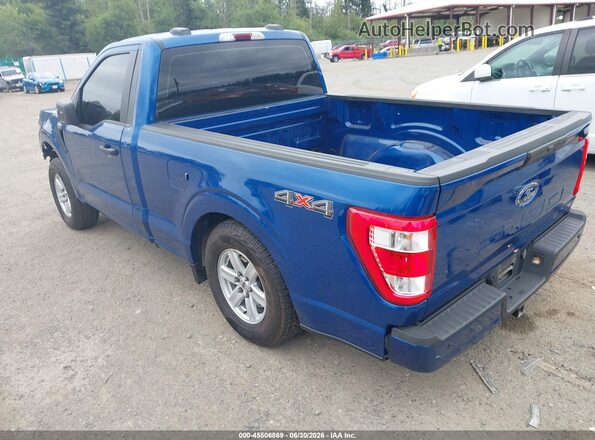 1FTMF1E53PKE30582 2023 FORD F150 Blue Հետևի ձախ