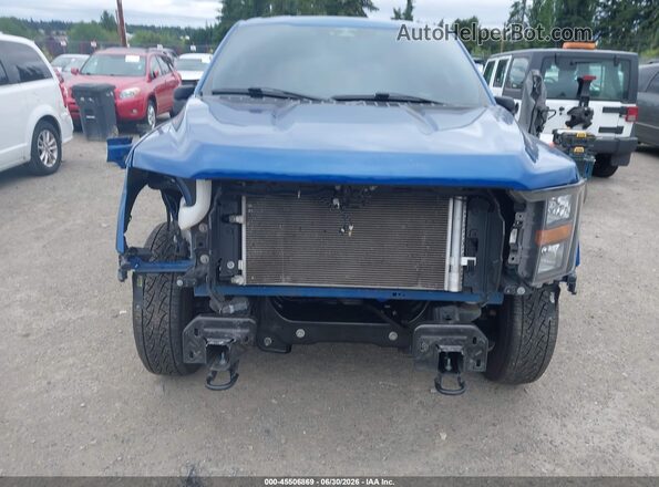 1FTMF1E53PKE30582 2023 FORD F150 Blue Սալոնի հետևի տեսք