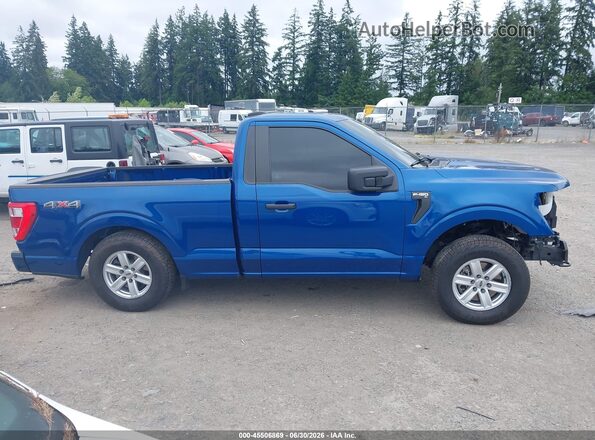 1FTMF1E53PKE30582 2023 FORD F150 Blue Սալոնի 360 աստիճան տեսք