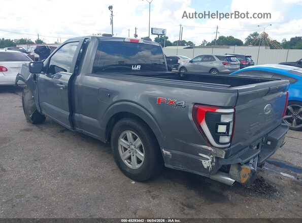 1FTMF1E53PKF89425 2023 FORD F150 Gray Հետևի ձախ