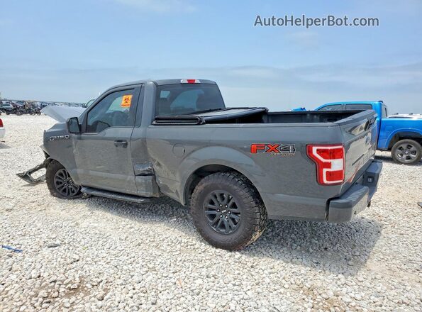1FTMF1E54JFE25763 2018 FORD F150 Gray Rear left