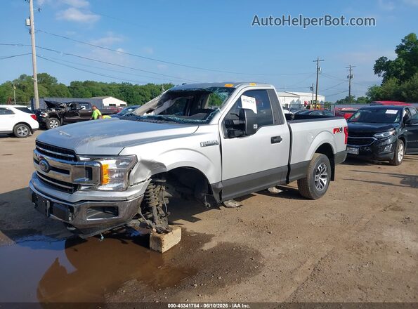 1FTMF1E56JKF52425 2018 FORD F150 Silver წინა მარცხენა ხედი სამი მეოთხედიდან