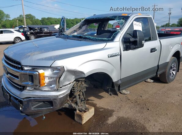 1FTMF1E56JKF52425 2018 FORD F150 Silver წინა ხედი