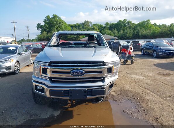 1FTMF1E56JKF52425 2018 FORD F150 Silver უკანა სალონის ხედი