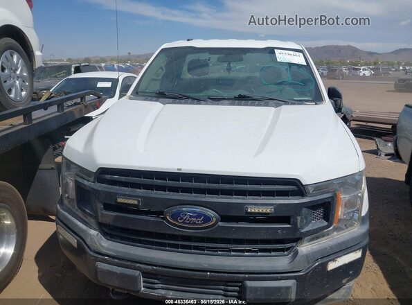 1FTMF1EB3JFD71359 2018 FORD F150 White Widok z przodu