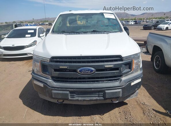 1FTMF1EB3JFD71359 2018 FORD F150 White Widok zestawu wskaźników