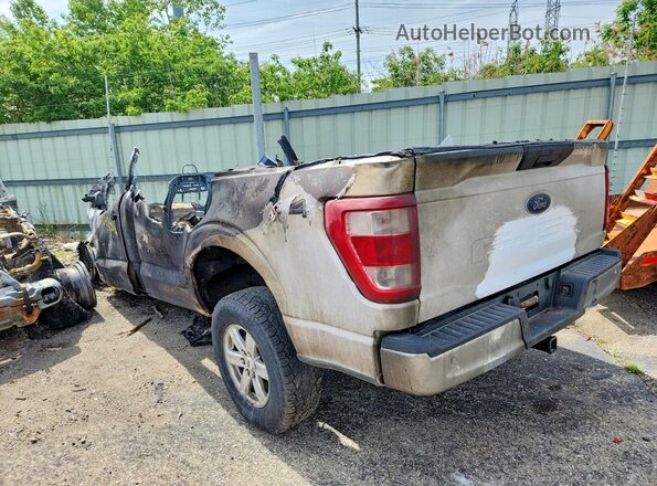 1FTMF1EB4MKD07603 2021 FORD F150 White Задня ліва чверть