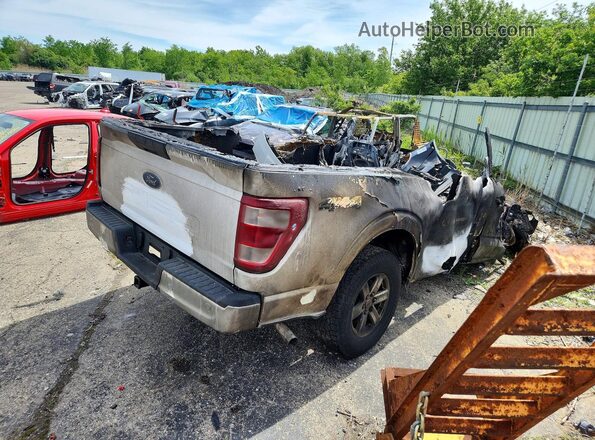1FTMF1EB4MKD07603 2021 FORD F150 White Задня права чверть