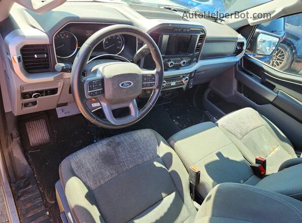 1FTMF1EB5PKD97865 2023 FORD F150 Gray Dashboard view