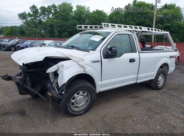 1FTMF1EB6JKG08904 2018 FORD F150 White Առջևի ձախ երեք քառորդ տեսարան