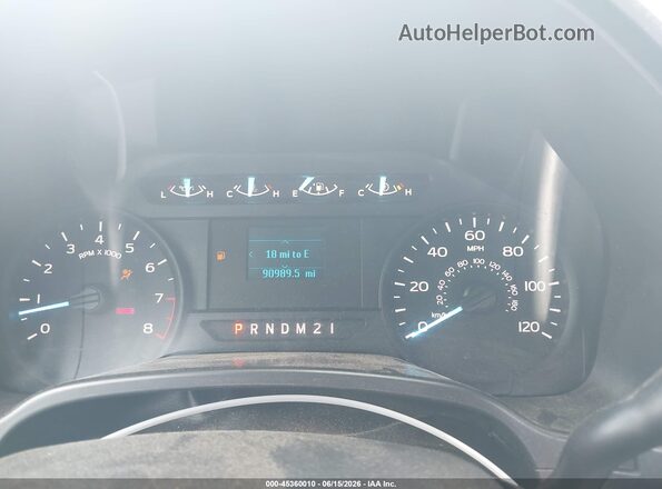 1FTMF1EBXKKD31482 2019 FORD F150 White Вид задніх сидінь