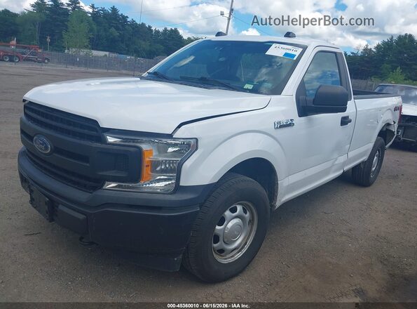 1FTMF1EBXKKD31482 2019 FORD F150 White Передня ліва чверть
