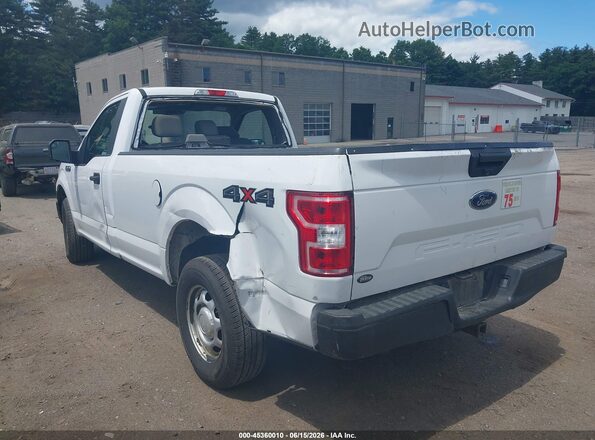 1FTMF1EBXKKD31482 2019 FORD F150 White Панорамний вид салону 360°