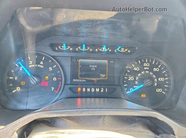 1FTMF1EF9GKD55587 2016 FORD F150 White Вид щитка приладів