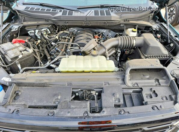 1FTMF1K52SKF30458 2025 FORD F150 Green Widok wnętrza z tyłu