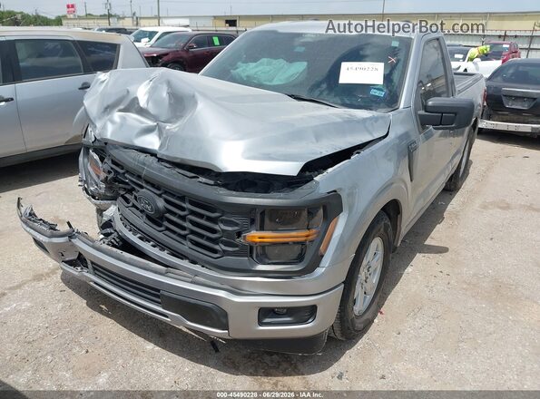 1FTMF1K56RKE92789 2024 FORD F150 Серый Вид спереди