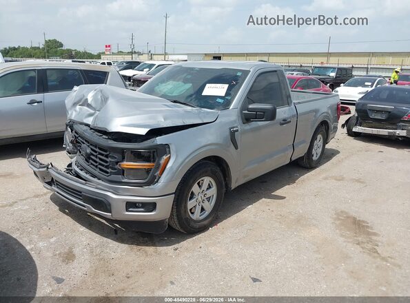 1FTMF1K56RKE92789 2024 FORD F150 Серый Передняя левая четверть