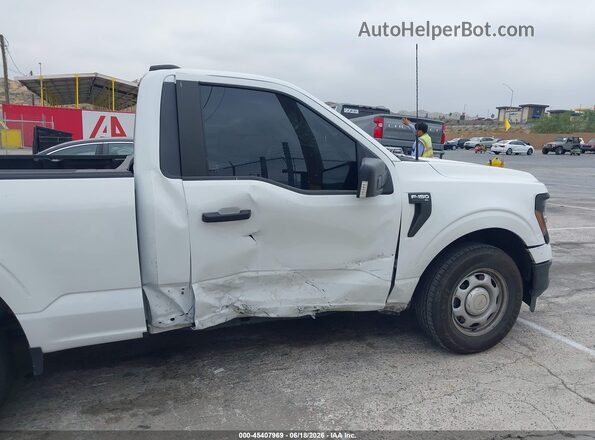 1FTMF1K5XRKD17106 2024 FORD F150 White Widok z przodu