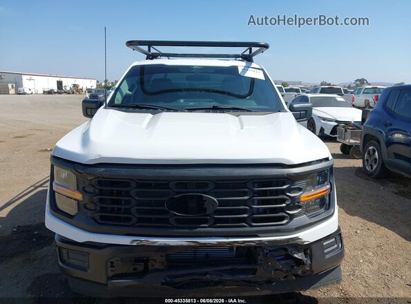 1FTMF1KP0SKD78262 2025 FORD F150 White Вид щитка приладів