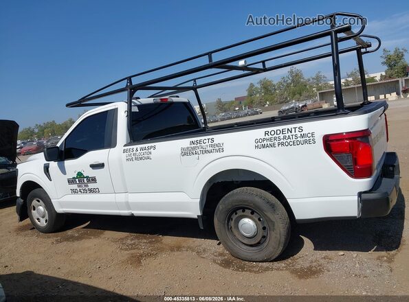 1FTMF1KP0SKD78262 2025 FORD F150 White Панорамний вид салону 360°