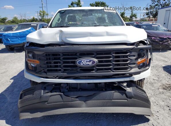 1FTMF1KP6SKD73065 2025 FORD F150 White Widok z przodu