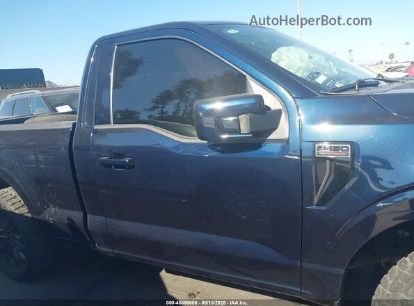 1FTMF1L51RKD17624 2024 FORD F150 Blue სალონის 360-გრადუსიანი ხედი