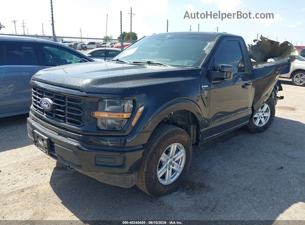 1FTMF1L52RKD71286 2024 FORD F150 Black Vista tres cuartos delantera izquierda