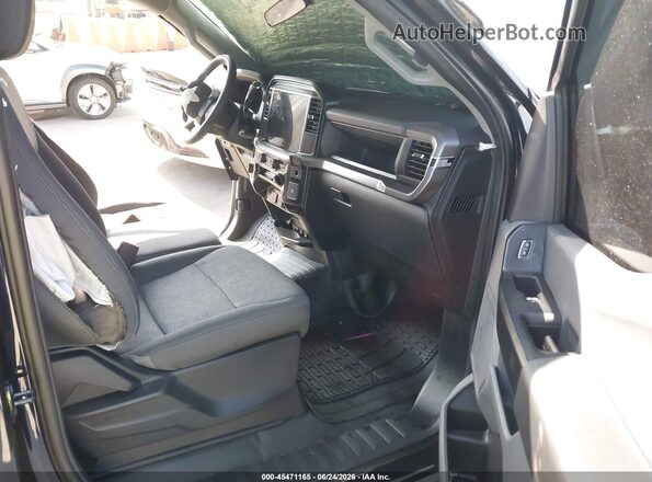 1FTMF1L55SKF47477 2025 FORD F150 Black Front interior view