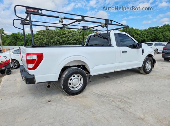 1FTNF1C83PKE58710 2023 FORD F150 White Trasero derecho