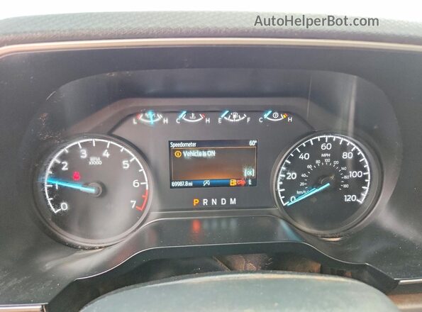 1FTNF1C83PKE58710 2023 FORD F150 White Vista del cuadro de instrumentos