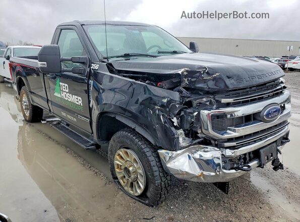 1FTRF3BT1MED27823 2021 FORD F350 Black Передня права чверть