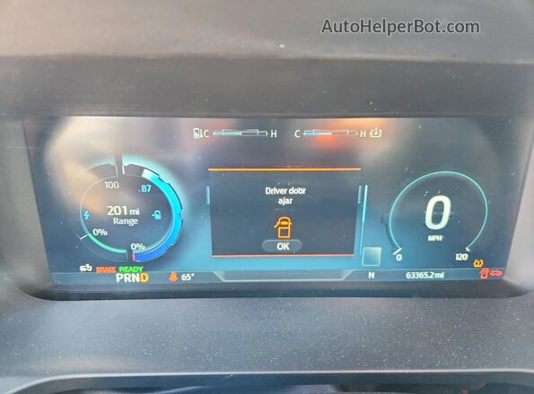 1FTVW1ELXPWG25560 2023 FORD F150 Blue Vista del cuadro de instrumentos