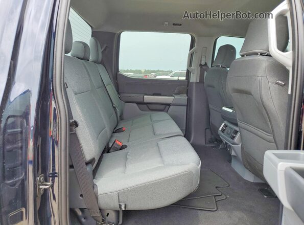 1FTVW3LK2SWG00408 2025 FORD F150 Blue Հետևի նստատեղերի տեսք
