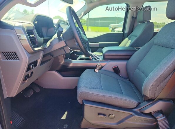 1FTVW3LK4SWG19123 2025 FORD F150 Черный Вид салона спереди