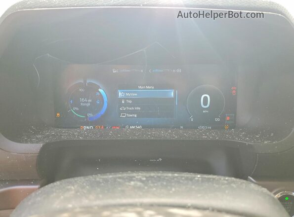 1FTVW3LK4SWG27805 2025 FORD F150 Gray Widok zestawu wskaźników