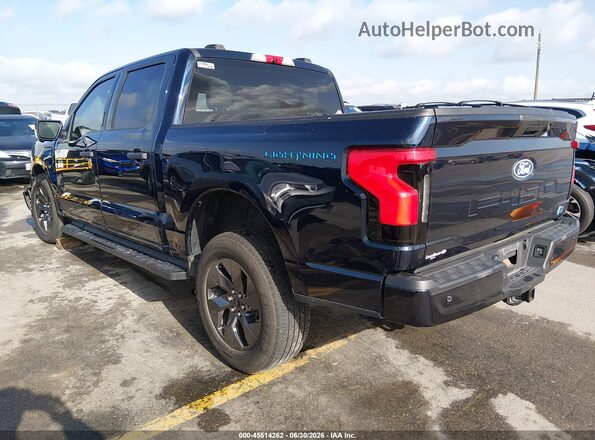 1FTVW3LK5RWG28679 2024 FORD F-150 LIGHTNING Dark Blue Trasero izquierdo