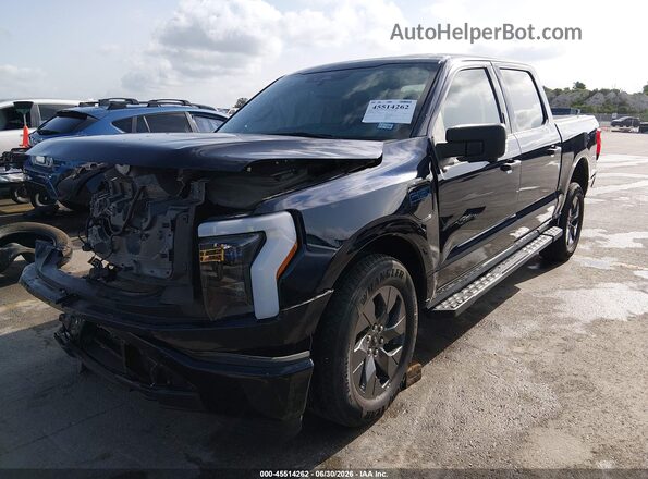 1FTVW3LK5RWG28679 2024 FORD F-150 LIGHTNING Dark Blue Vista tres cuartos delantera izquierda
