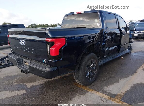 1FTVW3LK5RWG28679 2024 FORD F-150 LIGHTNING Dark Blue Trasero derecho