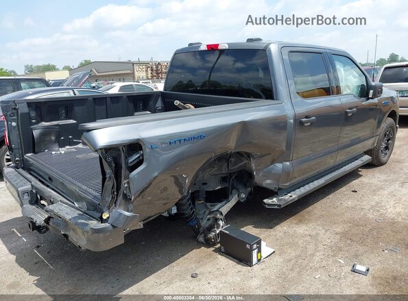 1FTVW3LK8SWG29752 2025 FORD F-150 LIGHTNING Gray Задня права чверть