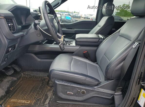 1FTVW5L79SWG03801 2025 FORD F150 Black Вид салону спереду