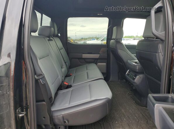 1FTVW5L79SWG03801 2025 FORD F150 Black Вид задніх сидінь