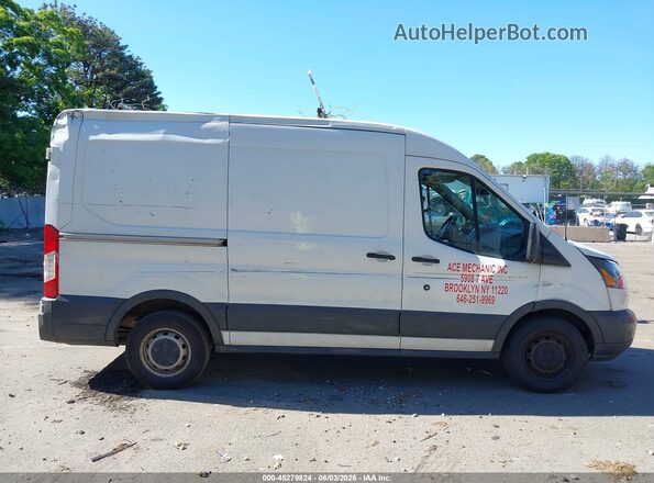 1FTYE1CM2HKA60273 2017 FORD TRANSIT-150 White Widok wnętrza z tyłu