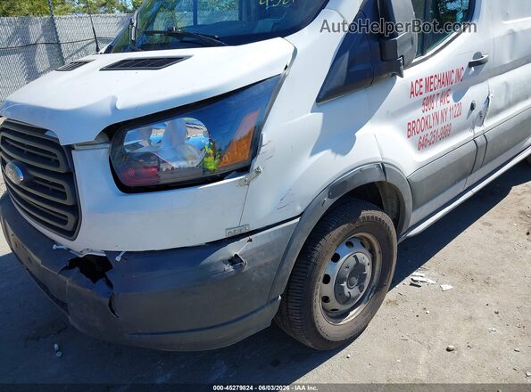 1FTYE1CM2HKA60273 2017 FORD TRANSIT-150 White Widok z przodu