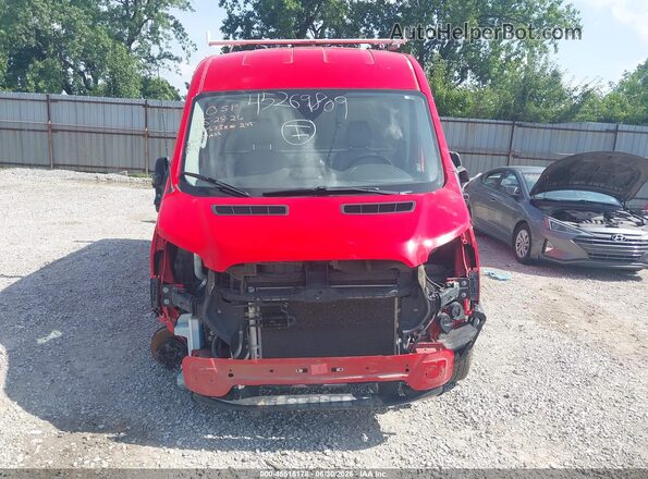 1FTYE1CM7GKB33104 2016 FORD TRANSIT-150 Red Սալոնի հետևի տեսք