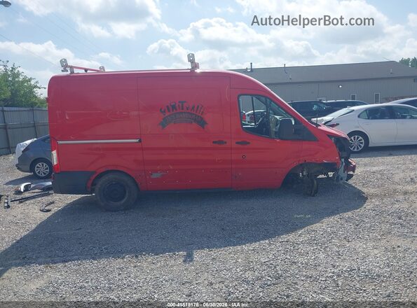 1FTYE1CM7GKB33104 2016 FORD TRANSIT-150 Red Սալոնի 360 աստիճան տեսք
